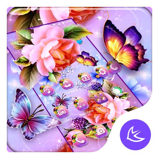 Shine Flower APUS Launcher theme 83.0.1001