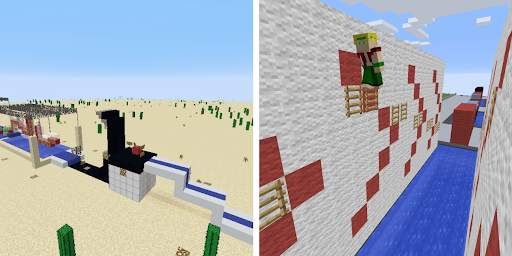 Map for Minecraft Ninja Warrior screenshot 3