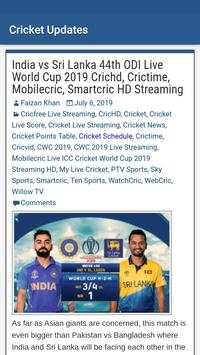 Cricket Updates - T 20 World Cup 2020 screenshot 2