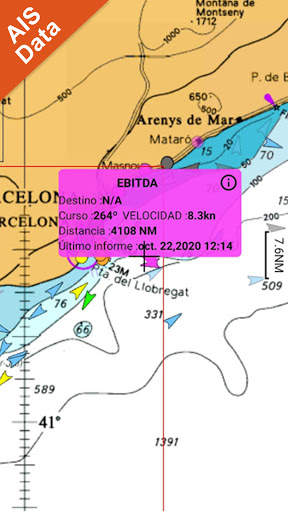 AIS Flytomap GPS cartas náuticas y de pesca screenshot 2