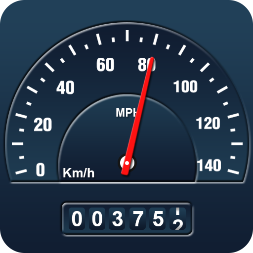 GPS Speedometer with Distance Meter أيقونة