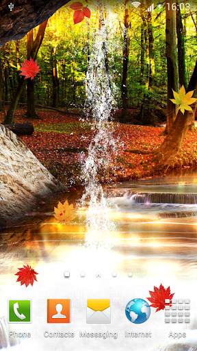 Forest 3D Waterfall Wallpaper screenshot 1