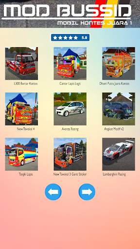 Mod Bussid Mobil Kontes Juara  screenshot 4