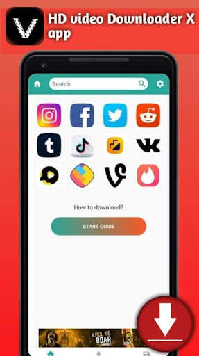 HD Video downloder X app screenshot 2