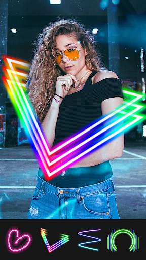 Neon Photo Editor screenshot 1