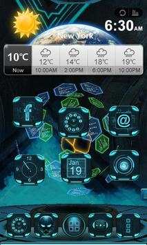 Next Technology Theme 3D LWP screenshot 2