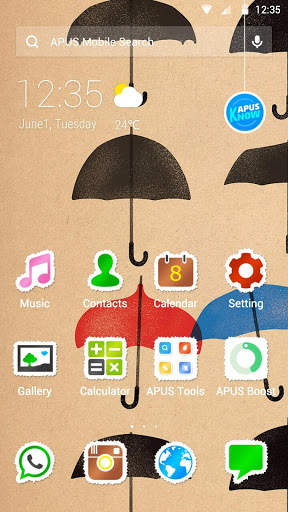 Youth-APUS Launcher theme screenshot 1