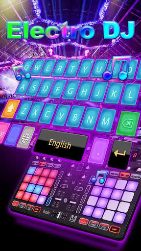 Electro DJ Pads Keyboard Theme screenshot 1