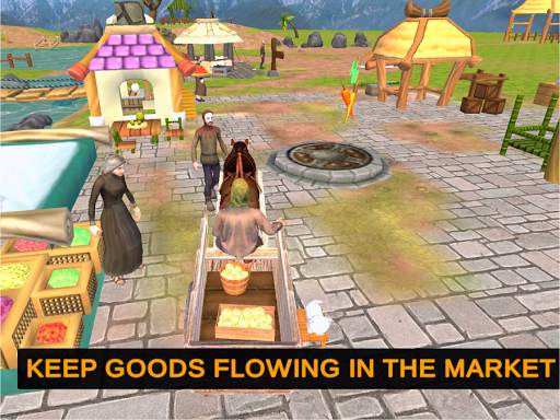 Horse Cart Offroad Farming Transport Simulator screenshot 10