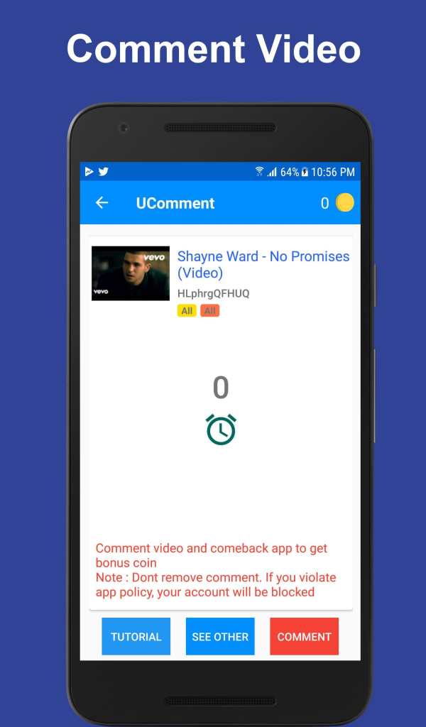 UComment - Get Free View Like Comment For Youtube screenshot 4