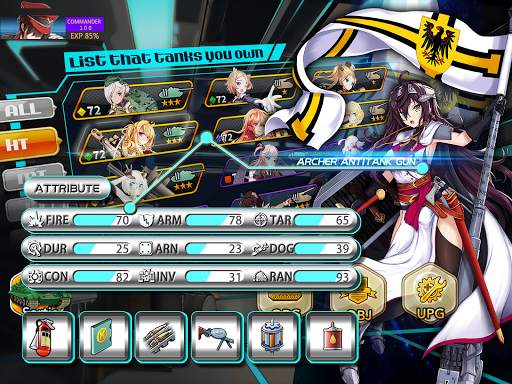 Panzer Waltz:Best anime game screenshot 5