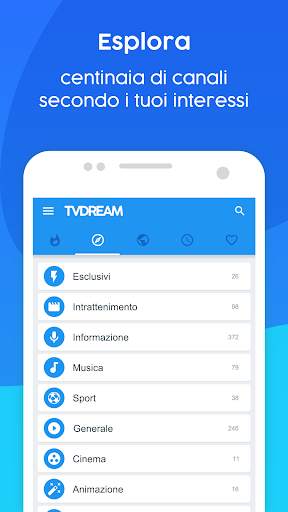 TVdream - La guida alle TV di Internet screenshot 4