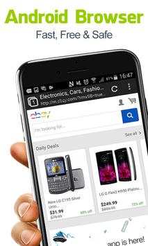 Fast Browser for Android Phone screenshot 1