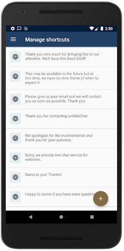 onWebChat screenshot 6