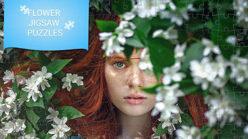 Flower jigsaw puzzles games screenshot 1