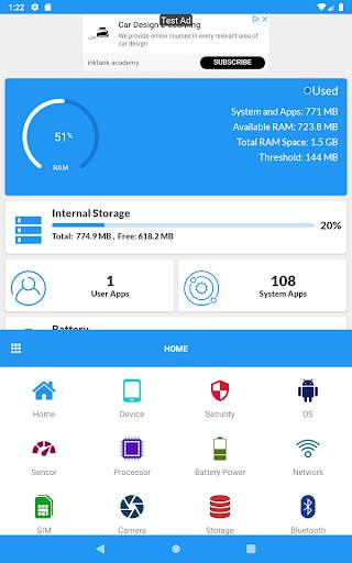 Device Info Hardware & Software config for Android screenshot 10
