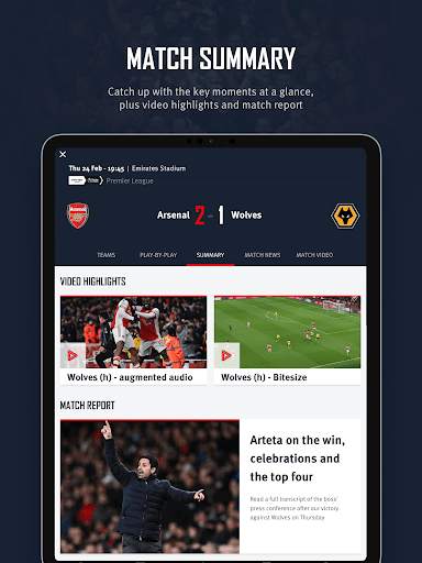 Arsenal Official App screenshot 11