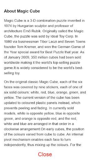 3D Magic Cube Solver скриншот 6
