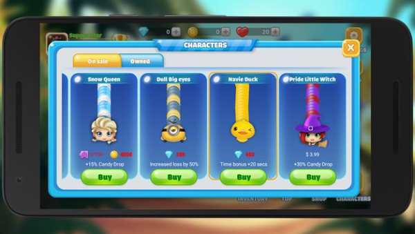 Worms Snake Zone Eats Candy screenshot 2