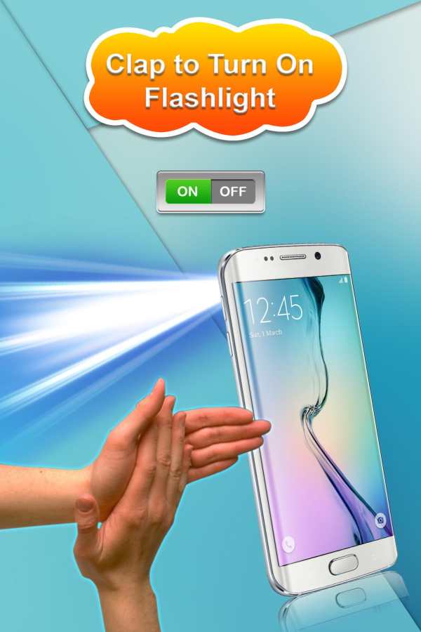 Flashlight on Clap screenshot 2