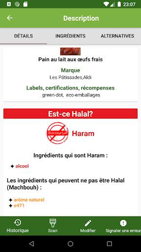 Halal Scanner screenshot 1