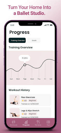 Ballet Workout Dance & Stretch screenshot 5