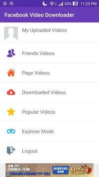 Video Downloader for Facebook screenshot 1
