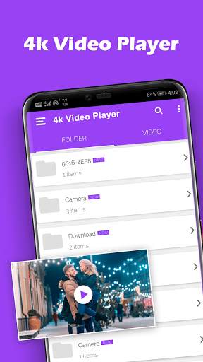 4K Video Player, HD Video Player 2020 screenshot 1