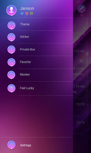 (FREE) GO SMS GRADIENT THEME screenshot 5