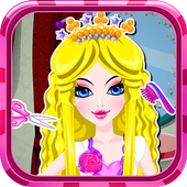 Princess hair salon icon