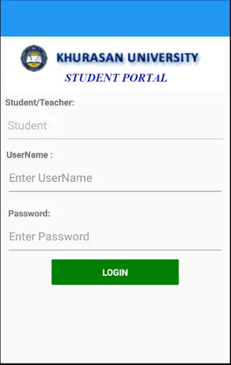 Khurasan Student Portal screenshot 1