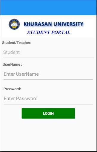 Khurasan Student Portal screenshot 1