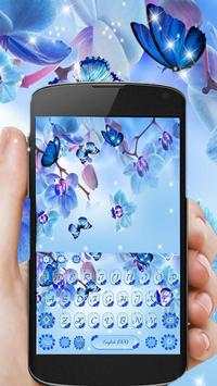 Orchid Flower Keyboard Theme screenshot 1