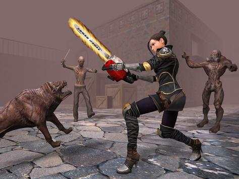 Chainsaw: Zombie Virus Pembunuh Aksi Permainan screenshot 5