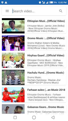 Oromo Music Video - Drama & Movie screenshot 1