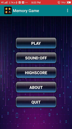 Memory Game screenshot 1