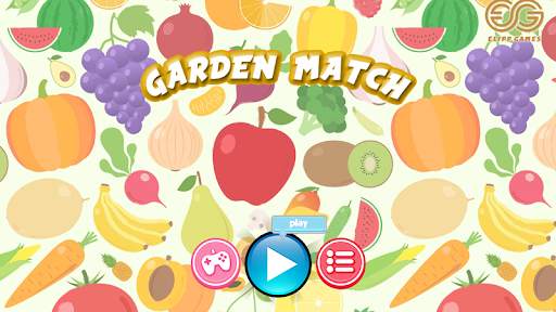 Memory Matching Game  Fruit, Flower, Vegetables screenshot 1