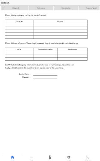 Job Application 7 تصوير الشاشة