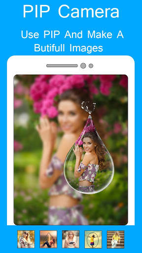PIP Camera Pic in Pic : dp status collage maker screenshot 2