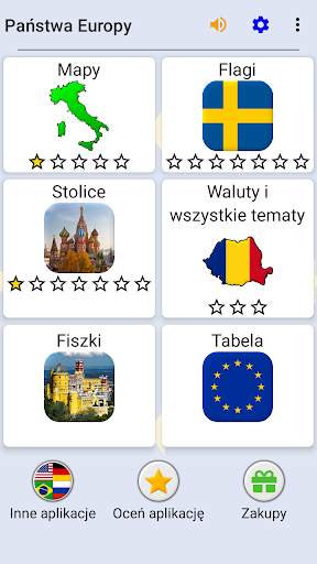 Państwa Europy - Wszystkie mapy, stolice i flagi screenshot 3