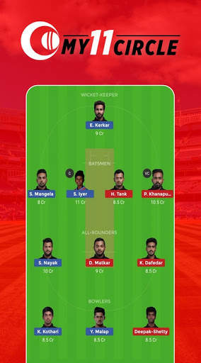My11 Expert - My11Circle Team & My11 Team Cricket screenshot 2