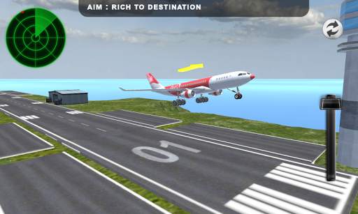 Flight Simulator Pilot Plane 3D screenshot 2