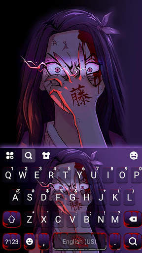 Ghost Girl Keyboard Background screenshot 5