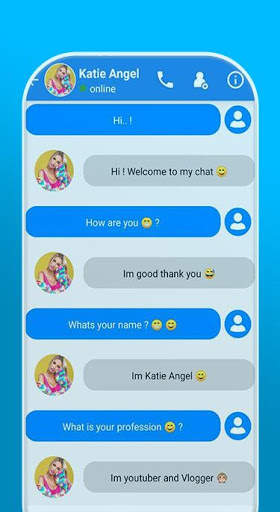 Fake Katie Angel Tv Call & Chat screenshot 2