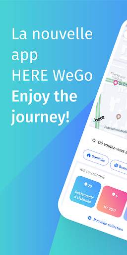 Cartes et navigation HERE WeGo screenshot 1
