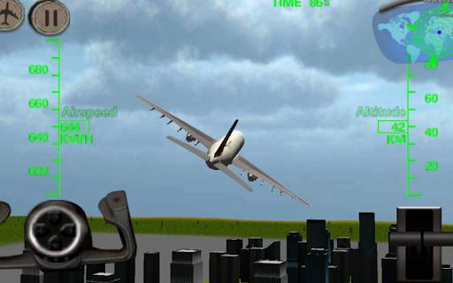 3D Airplane Flight Simulator screenshot 1