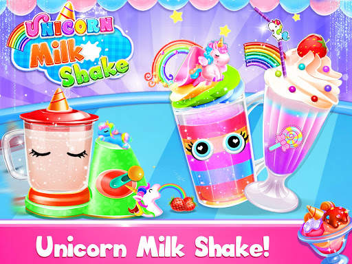 Unicorn Milkshake Maker Chef screenshot 1