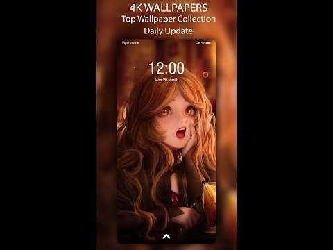 Anime Girl Live Wallpaper - Auto Change Wallpaper screenshot 1