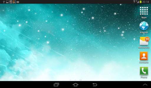 Awesome Sky : Parallax Space live wallpaper screenshot 7