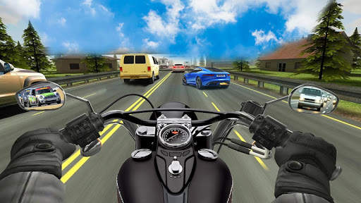 Bike Rush Hour 3d Highway Ride скриншот 1